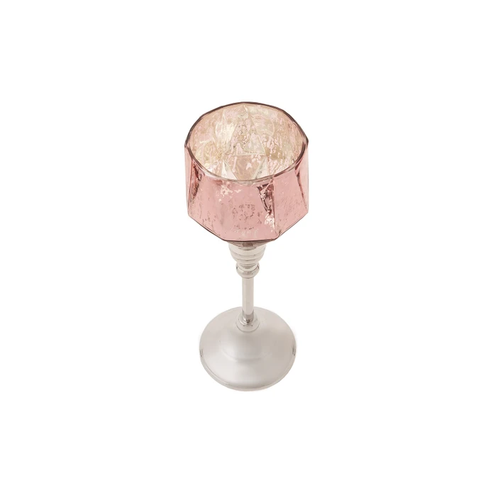 Karaca Lucca Çəhrayı Tealight Şamdan 24 sm